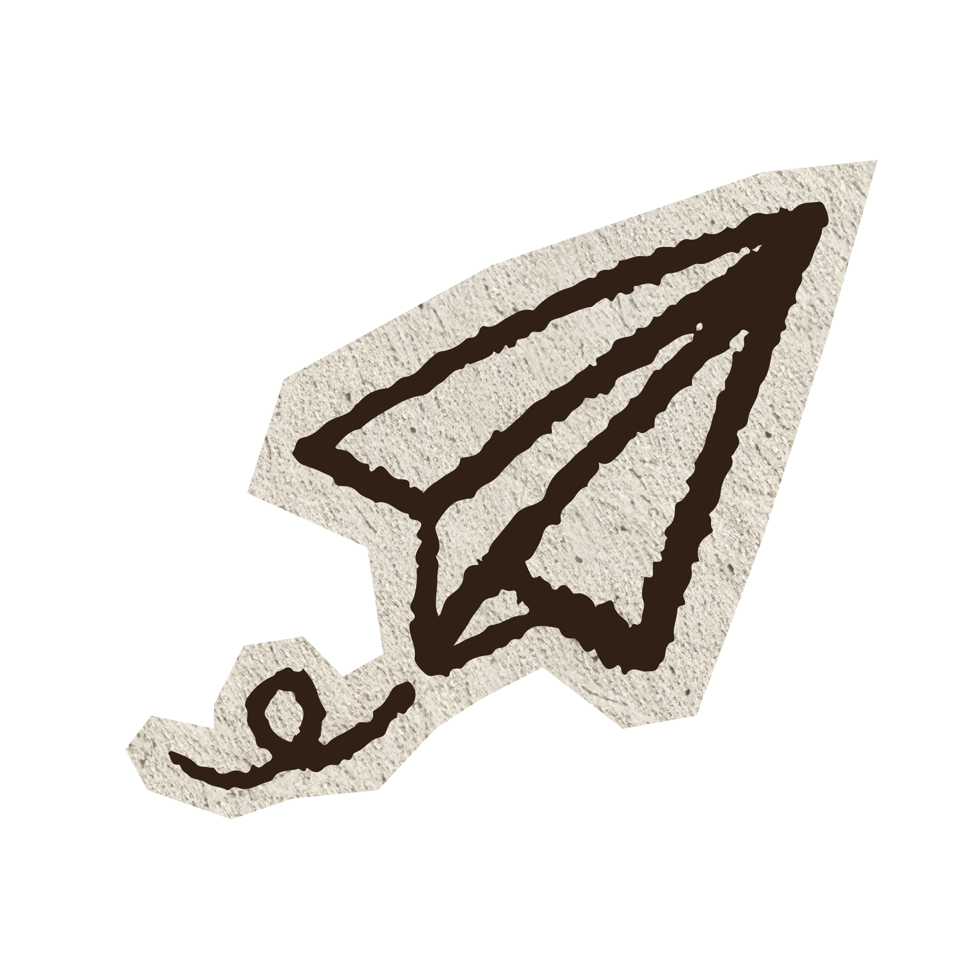Paper plane decoration